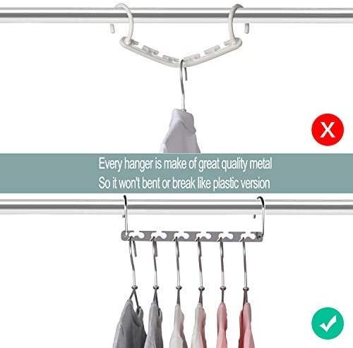 Meetu Space Saving Multifunctional Clothes Hangers - Image 3