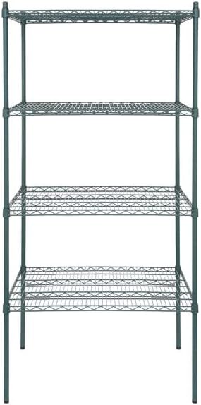 30" x 36" NSF Green Epoxy 4-Shelf Kit by Zedfire