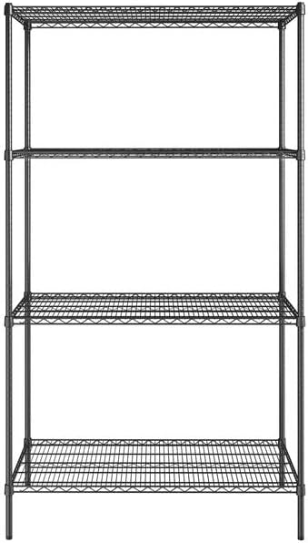 24" x 48" NSF Black Epoxy 4-Shelf Kit - Image 2
