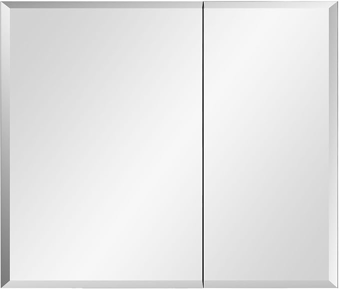 Bathroom Medicine Cabinet with Beveled Edge Mirrored Door 30 x 26 inch - Image 5