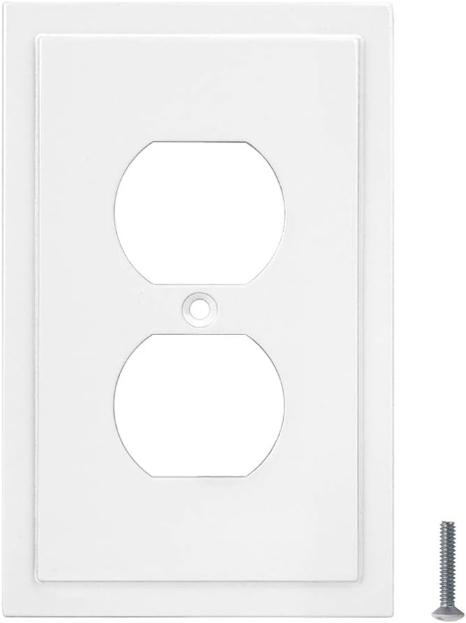Henne Bery Modern Edge Decorative Wall Plate Switch Plate Outlet Cover - Image 5