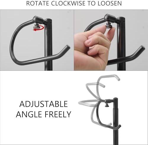 RFOUO Hand Towel Holder Stand, Towel Racks for Bathroom, Oil Rubbed Bronze