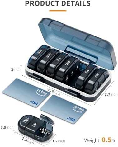 ONTERATE Weekly Pill Organizer, Three Times Daily