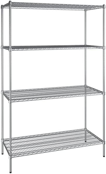 24" x 54" NSF Chrome 4-Shelf Kit by Zedfire