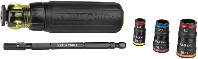 Klein Tools 32910RCHT Impact Driver, 7-in-1 SAE Impact Socket Set - Image 2