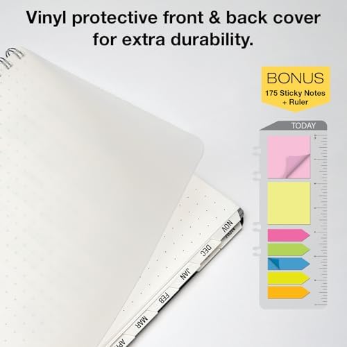 ESSENTIAL 2026 Monthly & Weekly Planner with Tabs, 8.5"x11": 14 Months