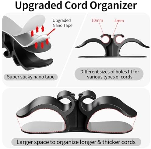 6PCS Upgraded Cord Organizer for Appliances, Kitchen Appliance Cord