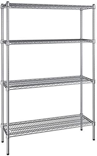 14" x 42" NSF Chrome 4-Shelf Kit by Zedfire