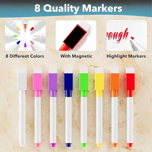 Neatsure Acrylic Magnetic Chore Chart for 2 Kids, Clear Chores Chart