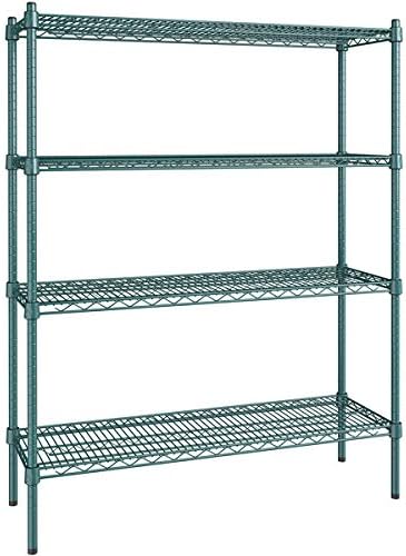 14" x 42" NSF Green Epoxy 4-Shelf Kit by Zedfire
