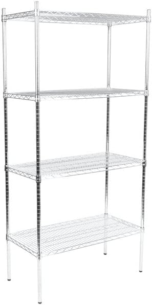 18" x 36" NSF Chrome 4-Shelf Kit by Zedfire