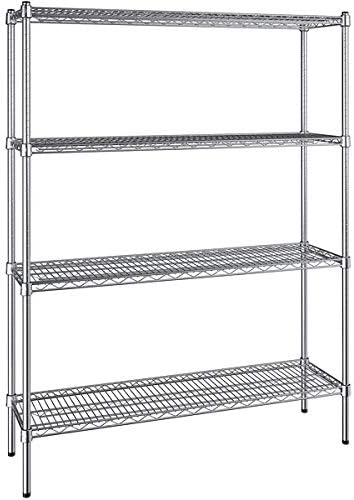 14" x 48" NSF Chrome 4-Shelf Kit by Zedfire