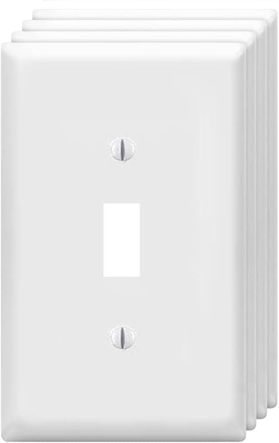 Toggle Light Switch Wall Plates 1-Gang Switch Electrical Cover Plate by Unknown