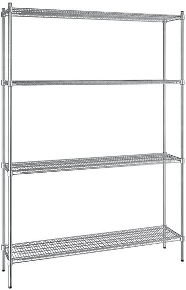 14" x 60" NSF Stainless Steel 4-Shelf Kit by Zedfire