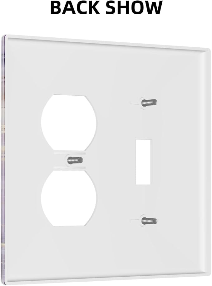 Luxury Marble Texture Purple And Gold Abstract Print Wallplates 1 Toggle 1 - Image 4
