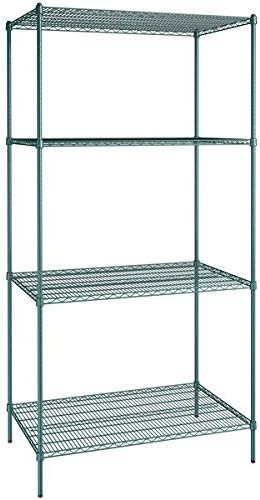 30" x 48" NSF Green Epoxy 4-Shelf Kit by Zedfire