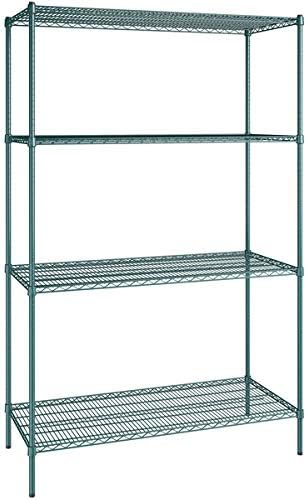24" x 54" NSF Green Epoxy 4-Shelf Kit by Zedfire