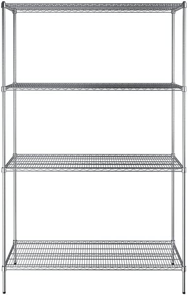 24" x 60" NSF Chrome 4-Shelf Kit - Image 2