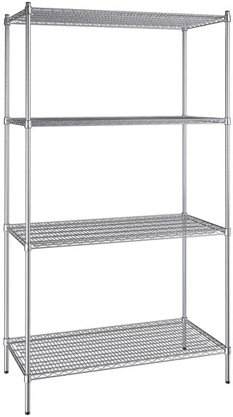 24" x 48" NSF Stainless Steel 4-Shelf Kit by Zedfire