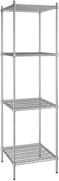 24" x 24" NSF Stainless Steel 4-Shelf Kit by Zedfire