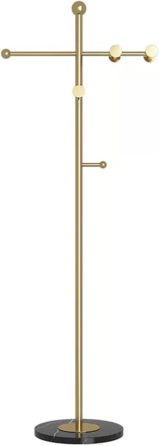 Modern Metal Coat Rack Stand, Heavy Duty T-shaped Coat Rack Freestanding by Ronsan
