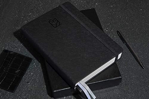 Undated Goal Planner, 6-Month Daily Productivity A5 (Black)