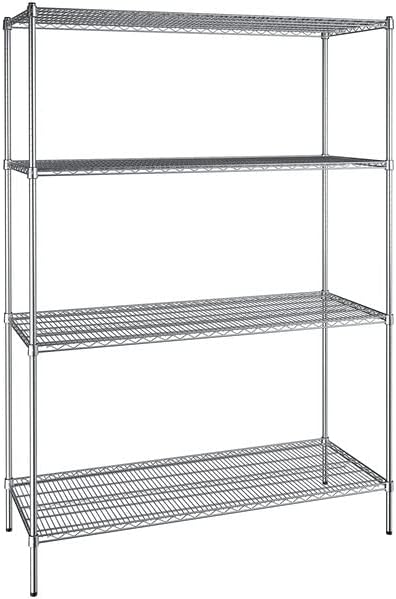 24" x 60" NSF Chrome 4-Shelf Kit by Zedfire