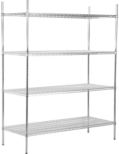 24" x 60" NSF Stainless Steel 4-Shelf Kit by Zedfire