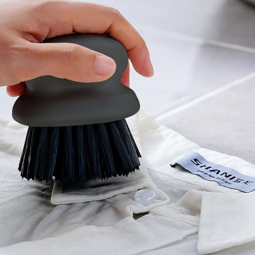 2Pack Dish Scrub Brush, Palm Brush Dish Scrubber with Ergonomic Grip