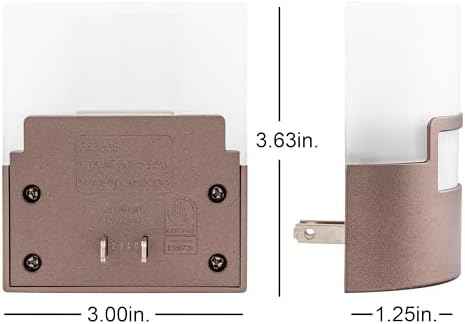 GE Plug in Night Light with Motion Sensor, 40 Lumens, Bronze