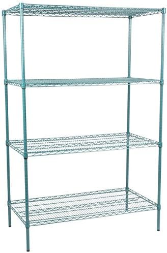 24" x 48" NSF Green Epoxy 4-Shelf Kit by Zedfire
