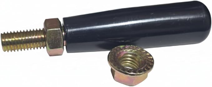 Revolving Handle M12 * P 1.75mm, L- 4.72" Knob Grip+ Added Double Nut, Metric - Image 6