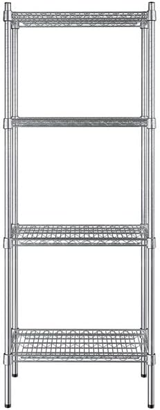 14" x 24" NSF Stainless Steel 4-Shelf Kit - Image 2