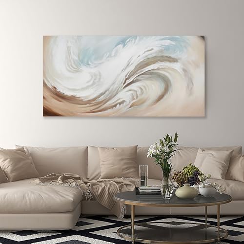 Abstract Wall Art Canvas Wall Paintings Modern Beige Wall Decor