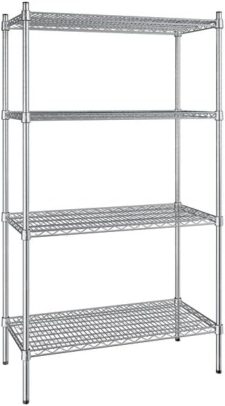 18" x 36" NSF Stainless Steel 4-Shelf Kit by Zedfire