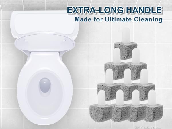10 Packs Pumice Stone for Toilet Cleaning, Pumice Toilet Bowl Cleaning for - Image 5