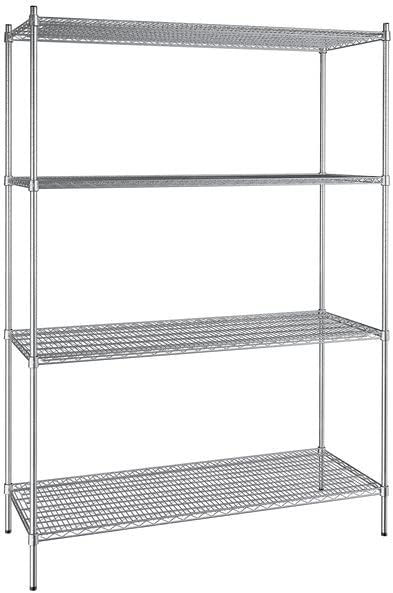 24" x 60" NSF Stainless Steel 4-Shelf Kit by Zedfire
