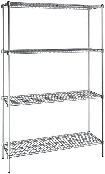 18" x 54" NSF Chrome 4-Shelf Kit by Zedfire
