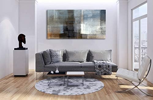 Muolunna A62275 Canvas Prints Abstract Wall Art Print Paintings Grey