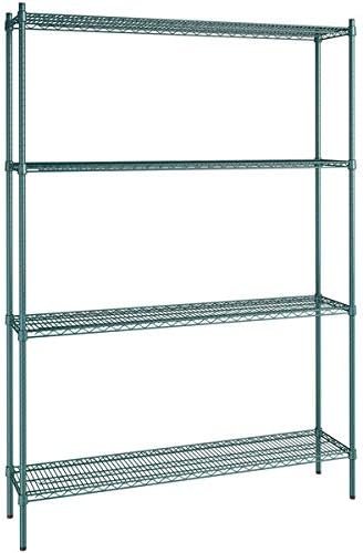 14" x 60" NSF Green Epoxy 4-Shelf Kit by Zedfire