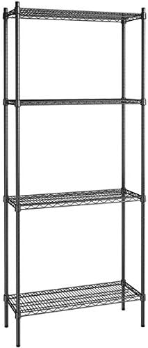14" x 36" NSF Black Epoxy 4-Shelf Kit by Zedfire