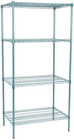 24" x 36" NSF Green Epoxy 4-Shelf Kit by Zedfire