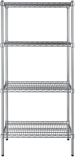 18" x 30" NSF Chrome 4-Shelf Kit - Image 2