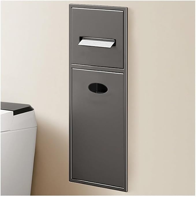 Recessed Stainless Steel Shower Shelf by Unknown
