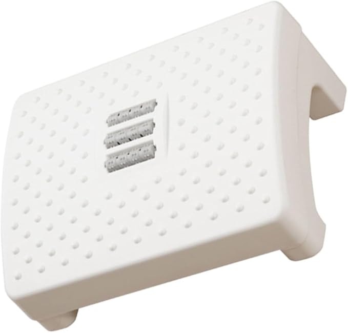 Household Footstool White with Massage Rollers Office Foot Rest Stool Ergonomic by Unknown