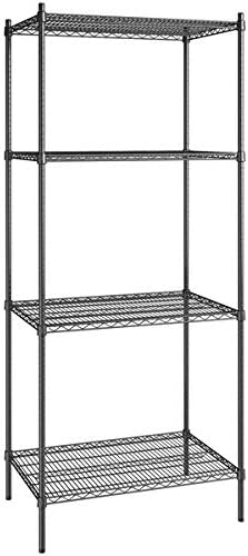 24" x 36" NSF Black Epoxy 4-Shelf Kit by Zedfire