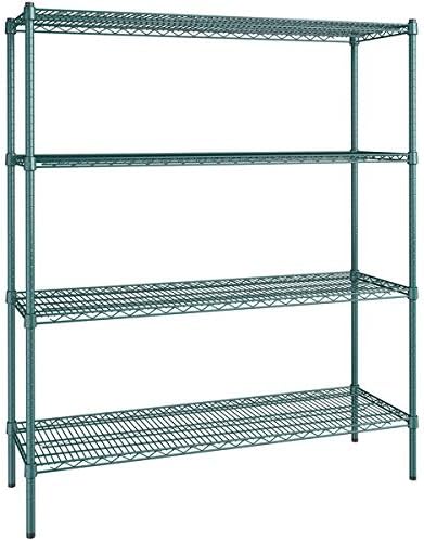 18" x 54" NSF Green Epoxy 4-Shelf Kit by Zedfire