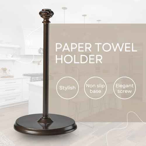 Paper Towel Holder Stand for Countertop, Decorative Freestanding
