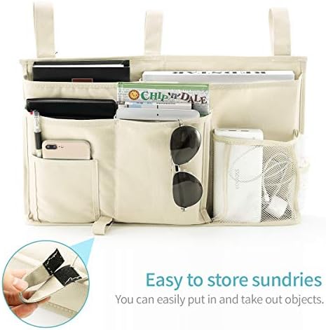 Bseash Bunk Bed Organizer, Bedside Caddy Hanging Bed Organizer Storage