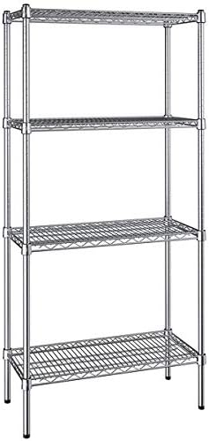 14" x 30" NSF Chrome 4-Shelf Kit by Zedfire